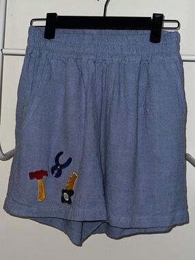 XXS Fashion Brand Company Thick Linen Tool Shorts w/ pockets